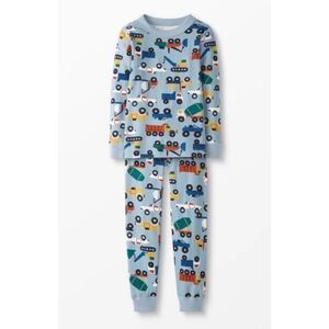 Boys Sz 10 Construction Vehicles Snug Fitting Cotton Pajamas Set HANNA ANDERSSON